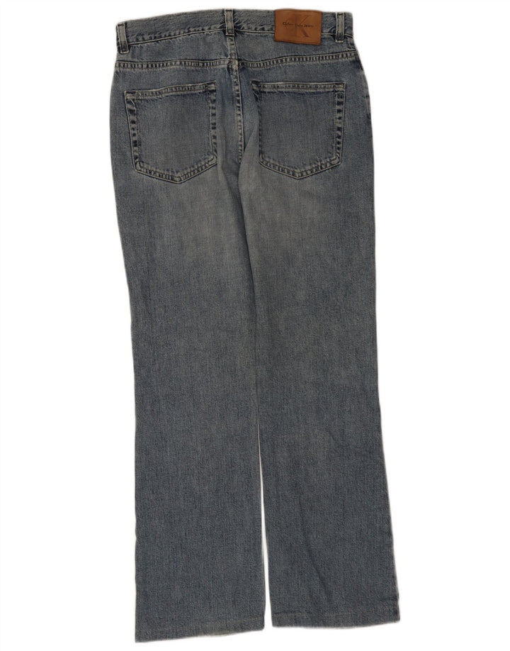 Calvin Klein Ženske Bootcut traperice W31 L30 Plavi pamuk