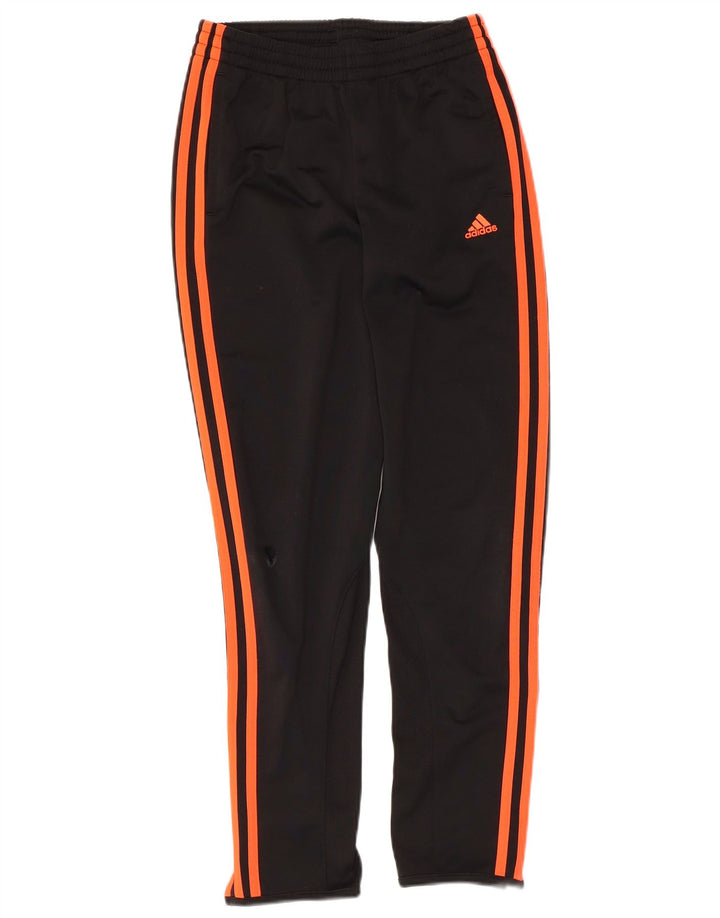 Adidas Hlače za trenirku za dječake 11-12 godina crne poliesterske
