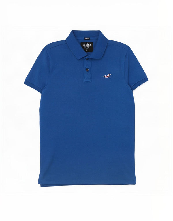 Hollister muška polo majica Mala plava pamučna