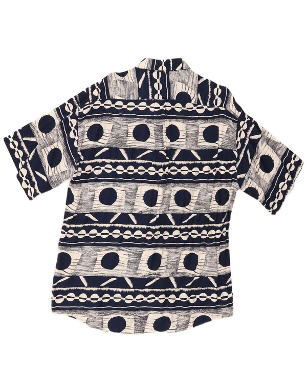 Big Match muška majica kratkih rukava XL tamnoplava geometrijska