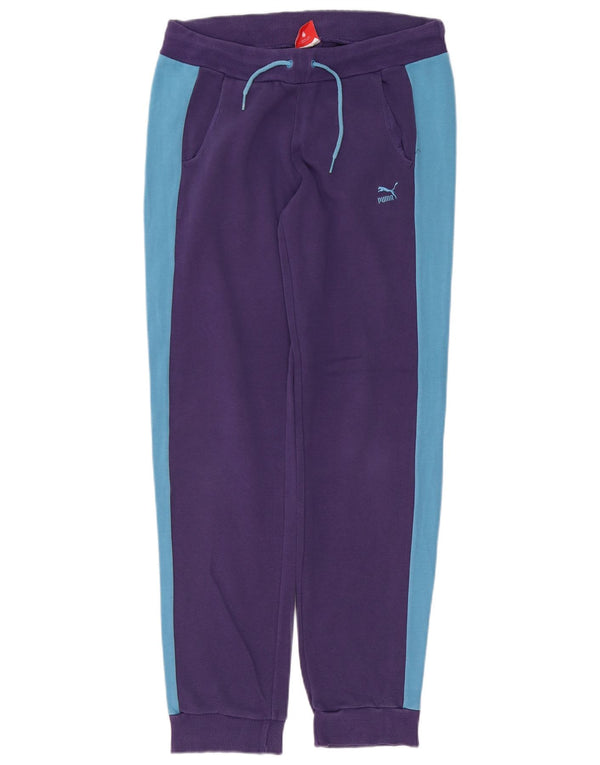 Puma ženske trenirke hlače Joggers UK 10 Small Purple Colourblock