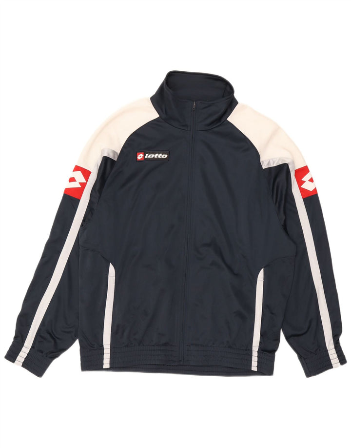 LOTTO muška trenirka s grafičkim motivima, gornja jakna XL tamnoplavi poliester