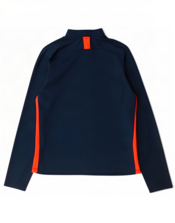 Nike Boys Dri Fit Pullover Trenirka Top 12-13 Years Large Navy Blue