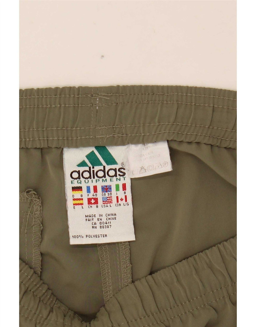 Adidas muške sportske kratke hlače XL kaki poliester