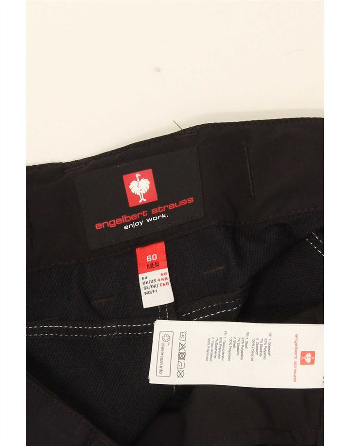 Engelbert Strauss muške kargo kratke hlače UK 44 2XL W40 crni poliamid