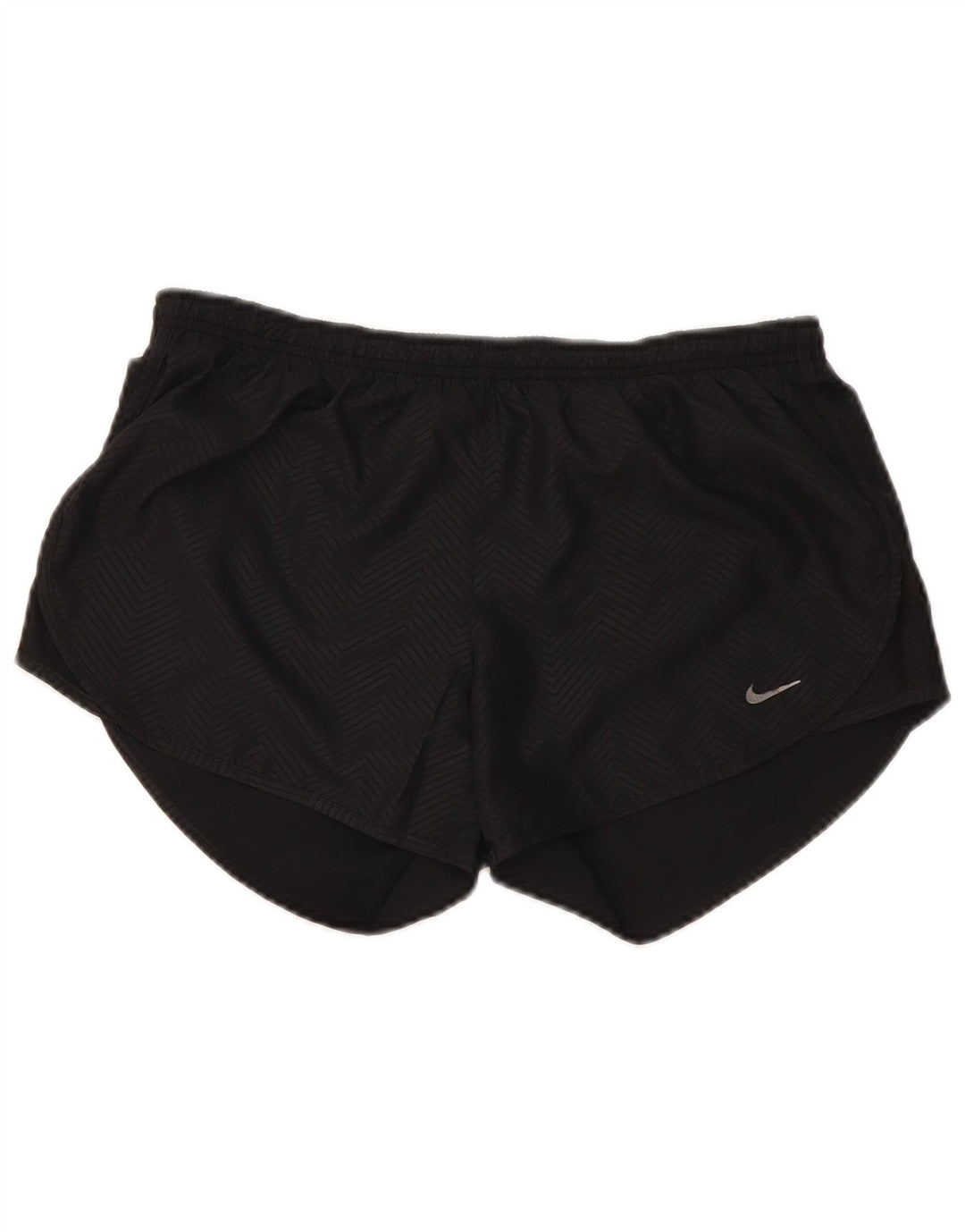 Nike Ženske Dri Fit Sportske Kratke Hlače UK 14 Medium Black Chevron Poliester
