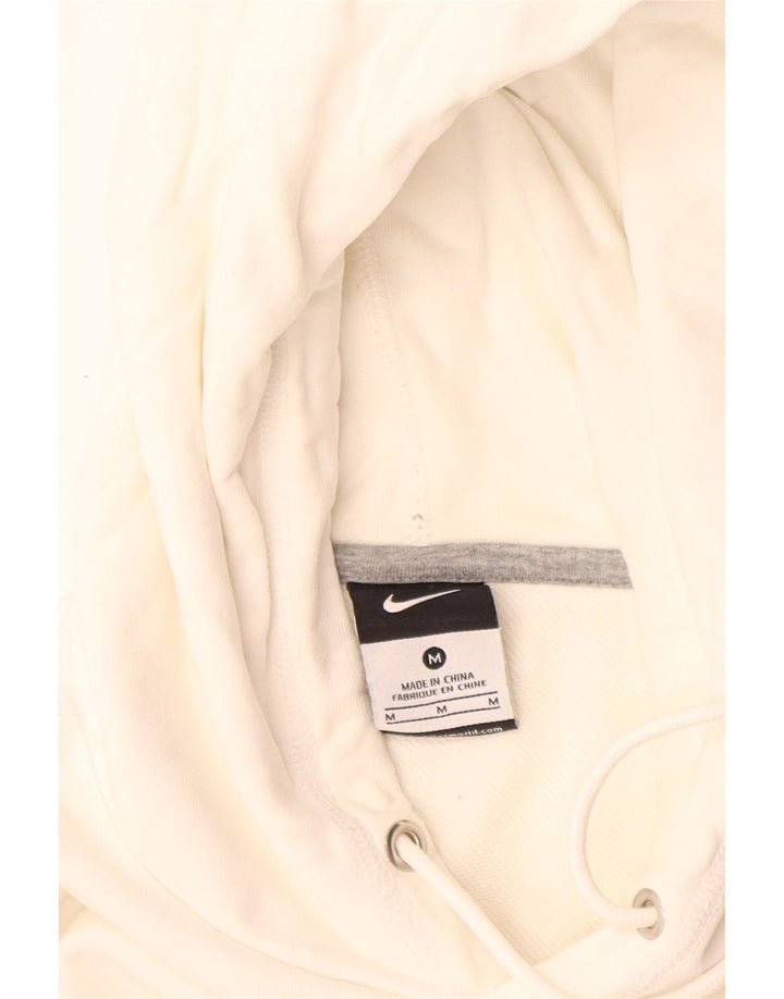 Nike muška majica s kapuljačom s kapuljačom srednje bijele boje, pamuk