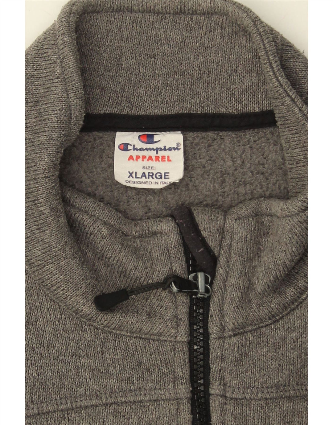 CHAMPION Mens Tracksuit Top Jacket XL Grey Polyester Vintage Champion and Second-Hand Champion from Messina Hembry 