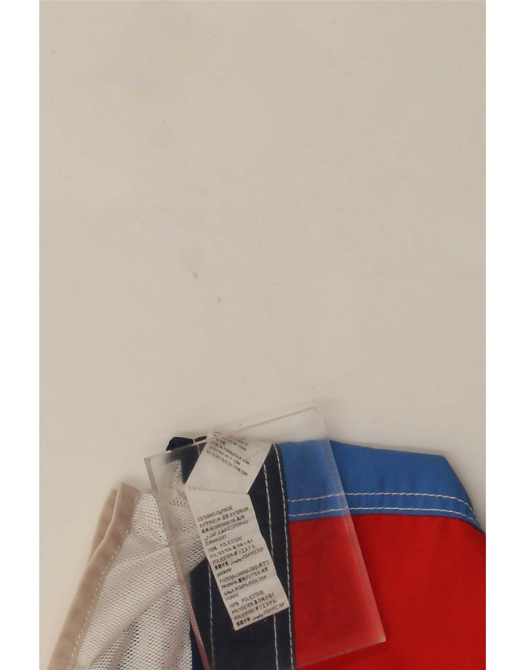 Benetton Boys Graphic Cami Top 10-11 Years XL Red Colourblock Poliester