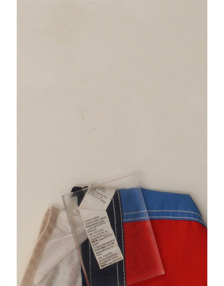Benetton Boys Graphic Cami Top 10-11 Years XL Red Colourblock Poliester