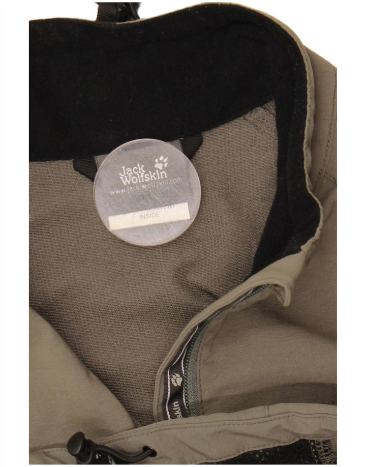 Jack Wolfskin muška bomber jakna s patentnim zatvaračem UK 34 Mali kaki poliamid