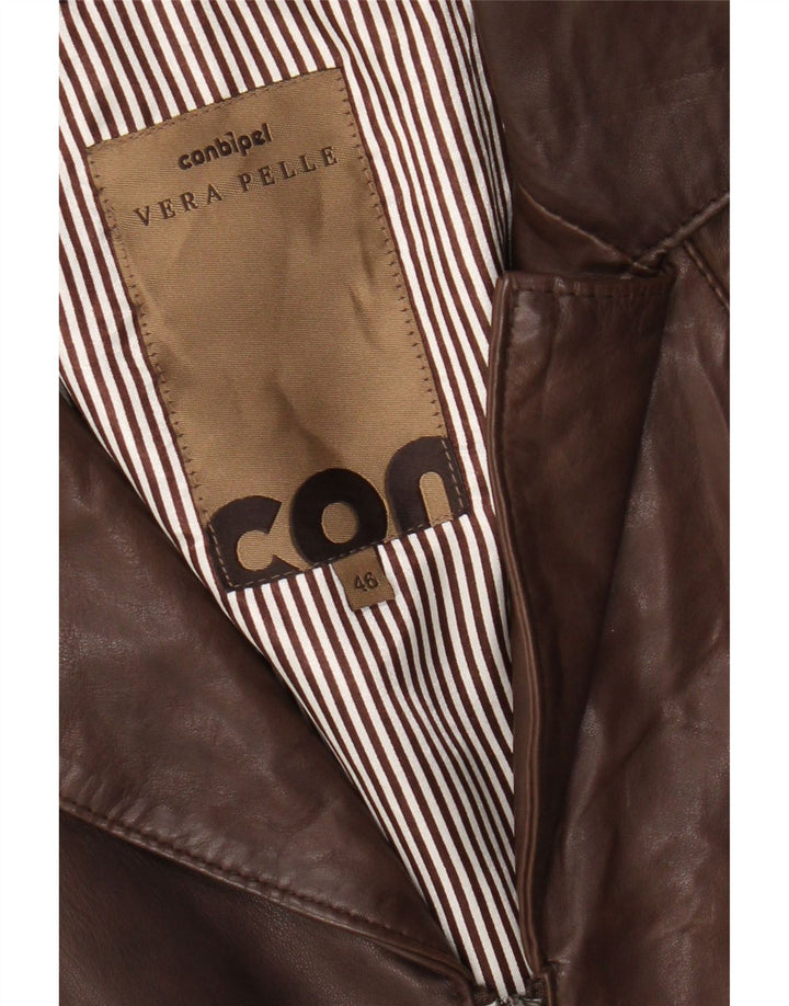 Conbipel ženska kožna jakna IT 46 Large Brown Leather