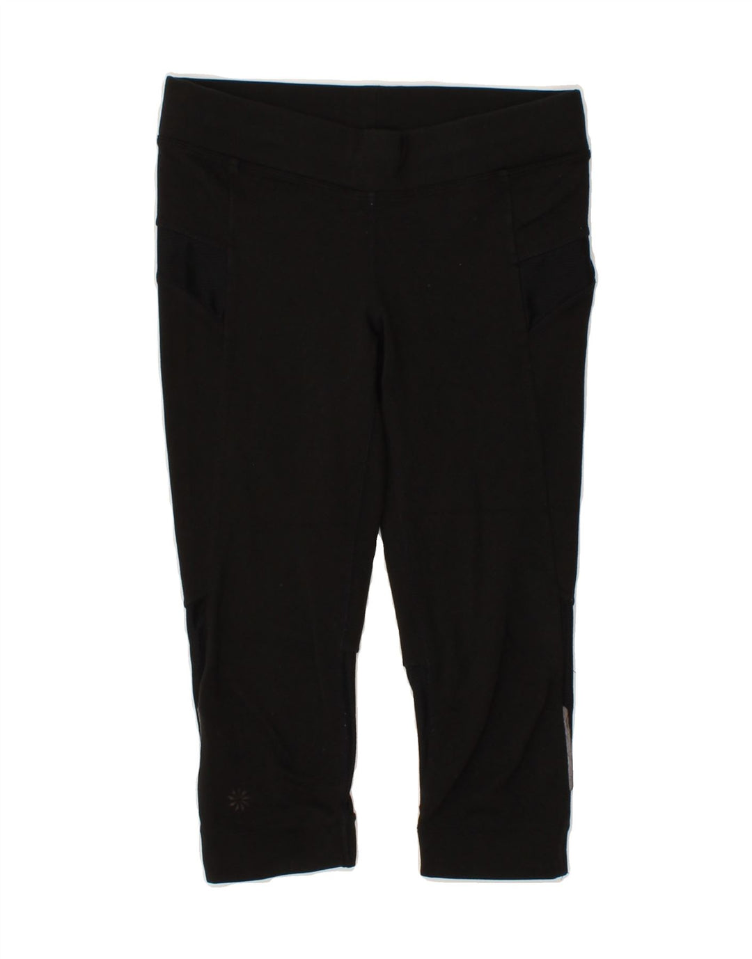 ATHLETA Womens Capri Leggings UK 2 2XS Black Polyester Vintage Athleta and Second-Hand Athleta from Messina Hembry 
