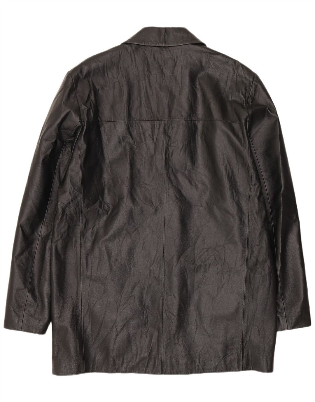 CONBIPEL muški kožni kaput IT 50 veliki crni kožni