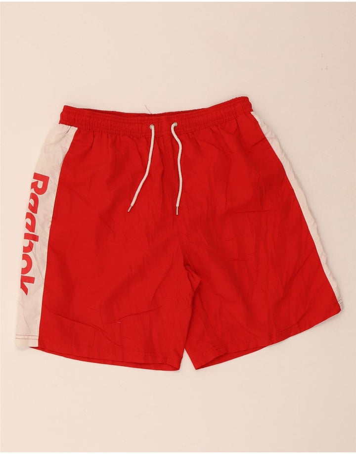 Reebok muške kratke hlače za plivanje s grafičkim motivima XL Red Colourblock