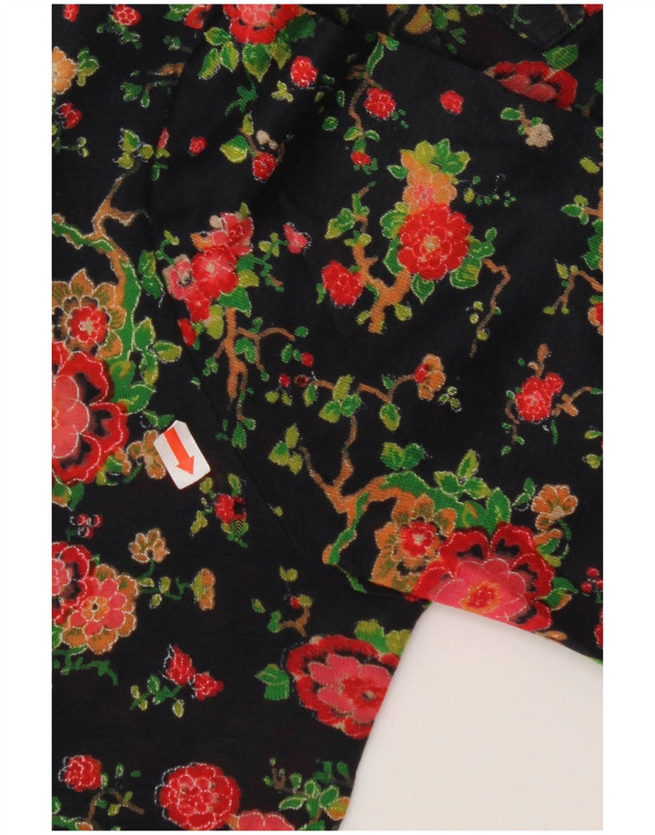 AMBASSADOR Ženska košulja UK 10 Mala tamnoplava cvjetna