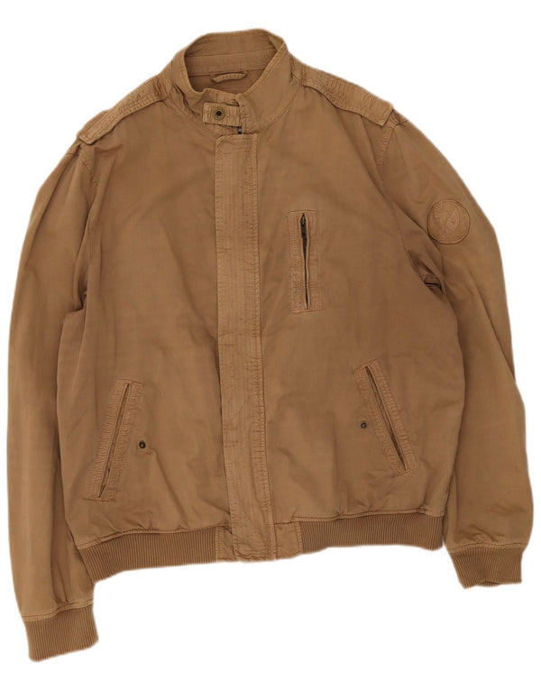 Avirex muška bomber jakna UK 46 2XL smeđi pamuk