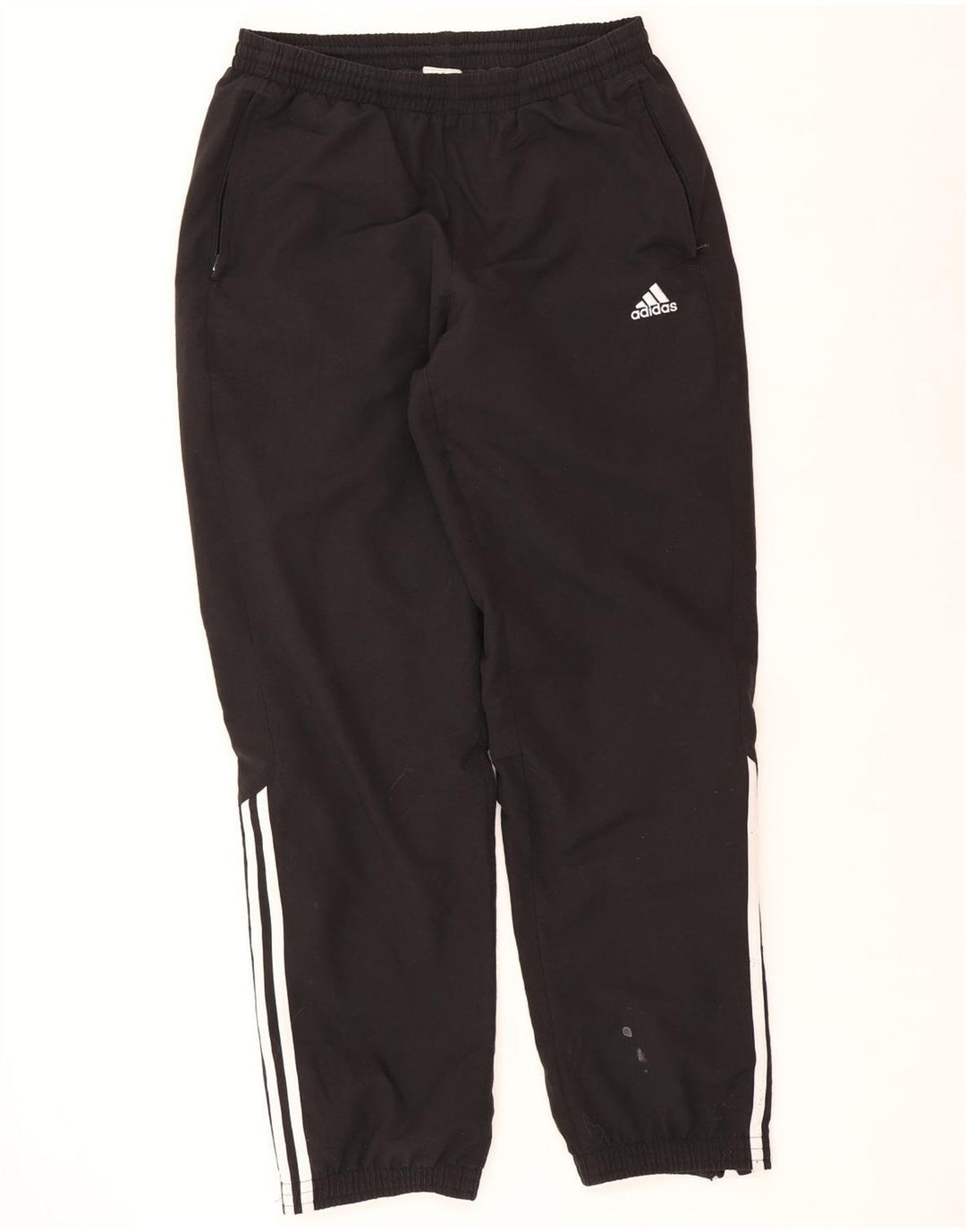 ADIDAS Mens Tracksuit Trousers Joggers Medium  Black Polypeptide