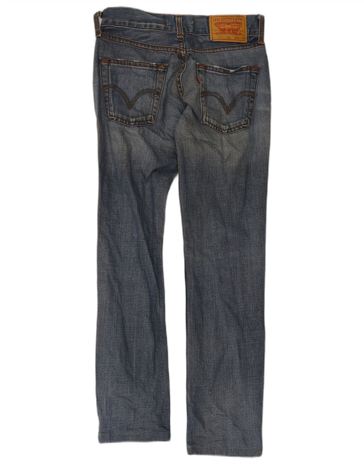 Levi's muške 557 ravne traperice W26 L28 plavi pamuk