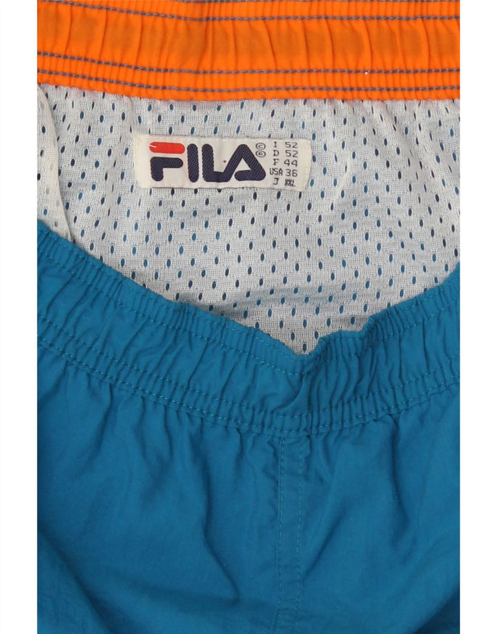 Fila muške kratke hlače za plivanje veliki plavi poliester u boji