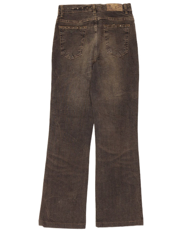 Just Cavalli ženske traperice s bootcut W29 L27 smeđi pamuk