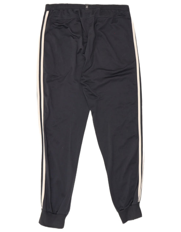 Adidas muške trenirke hlače Joggers UK 42/44 velike tamnoplave poliesterske
