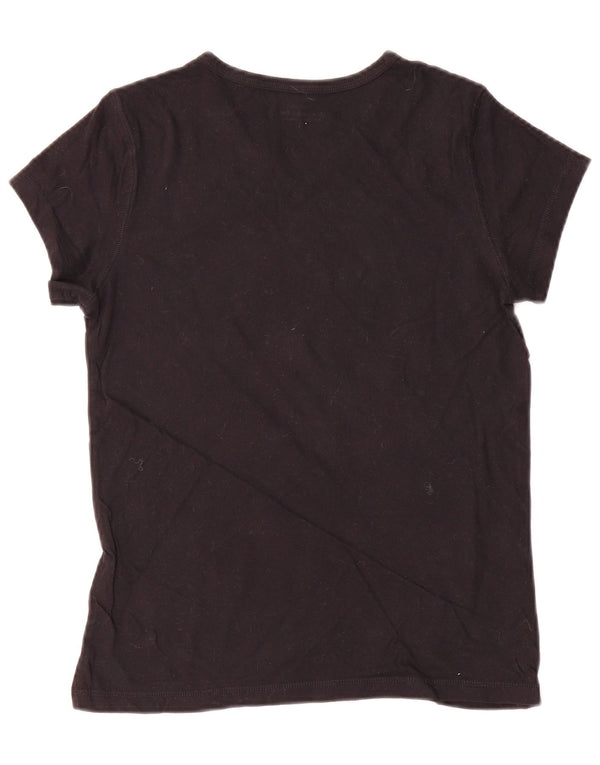 Abercrombie & Fitch Ženska majica kratkih rukava UK 10 Mali crni pamuk