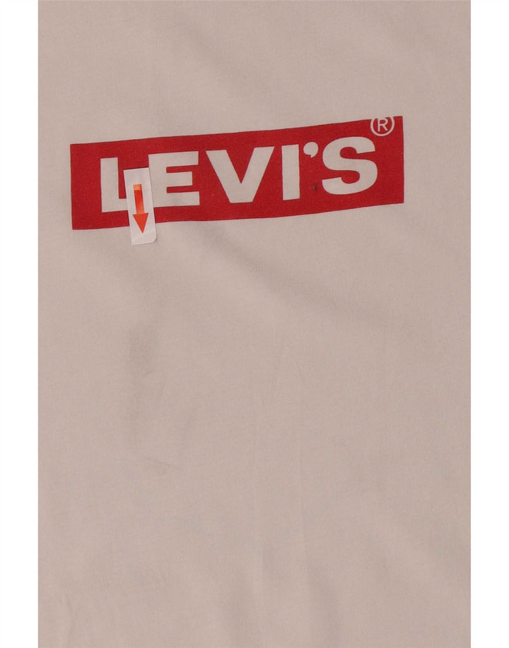 Levi's muška majica kratkih rukava s grafičkim motivima srednje bijele boje