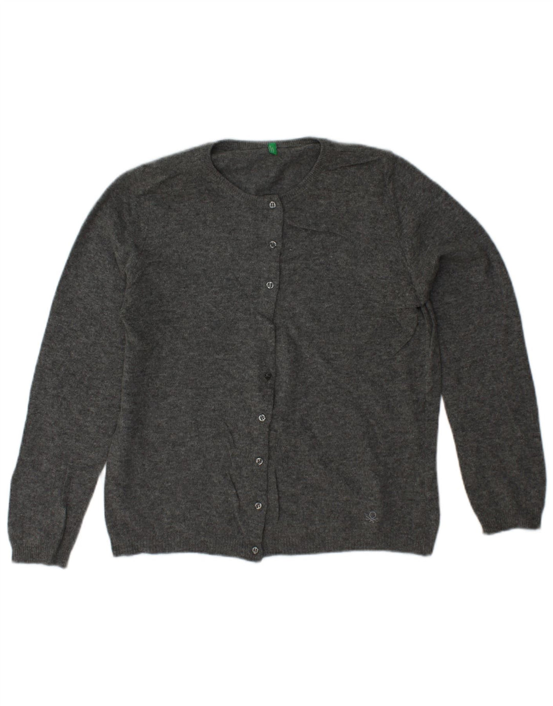 BENETTON ženski kardigan pulover UK 10 Small Gray