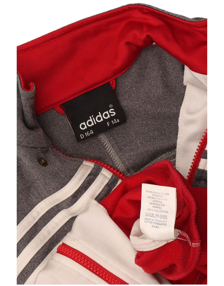 Adidas trenirka za dječake 13-14 godina siva poliesterska jakna