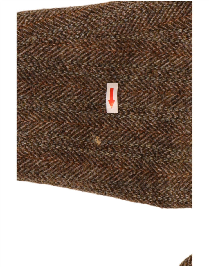 Harris Tweed Muški sako sa 2 gumba UK 44 2XL Smeđa vuna riblja kost