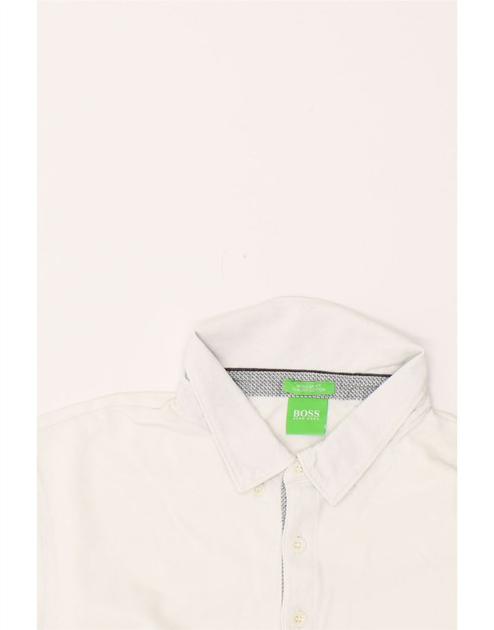 HUGO BOSS Muška polo majica standardnog kroja Velika bijela