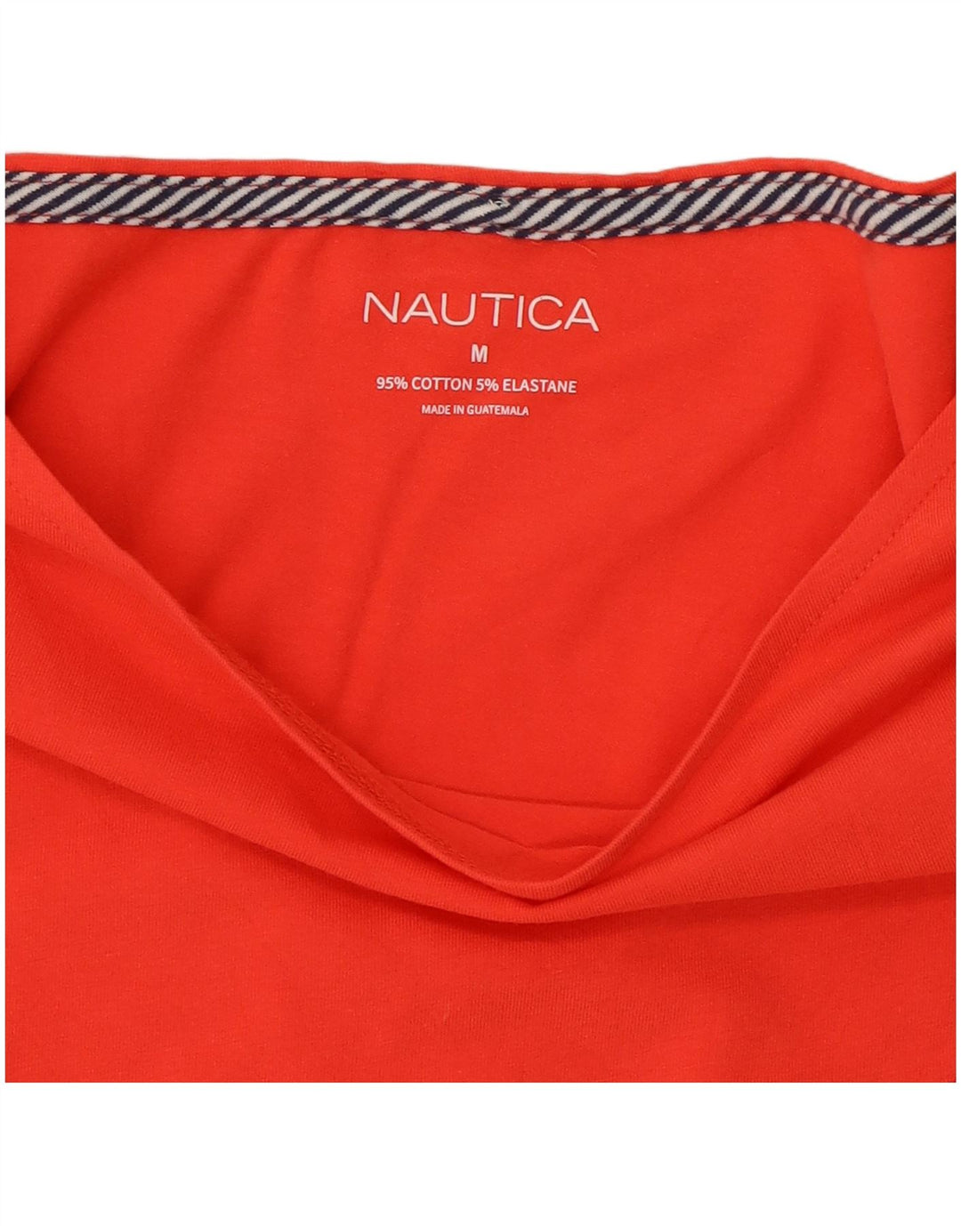 NAUTICA Ženski gornji dio bluze UK 12 Srednje crveni pamuk