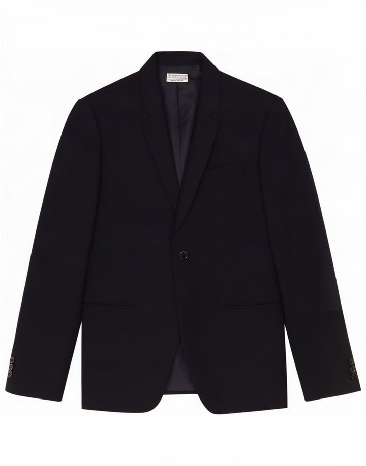 Zara muška jakna s 1 gumbom EU 50 Large Navy Blue
