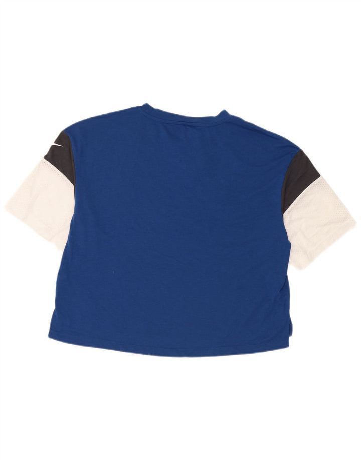 NFL ženska majica kratkih rukava s grafičkim motivima, UK 14 srednje tamnoplavi poliester