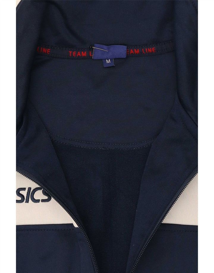 Asics muška puna trenirka srednje tamnoplave poliesterske boje