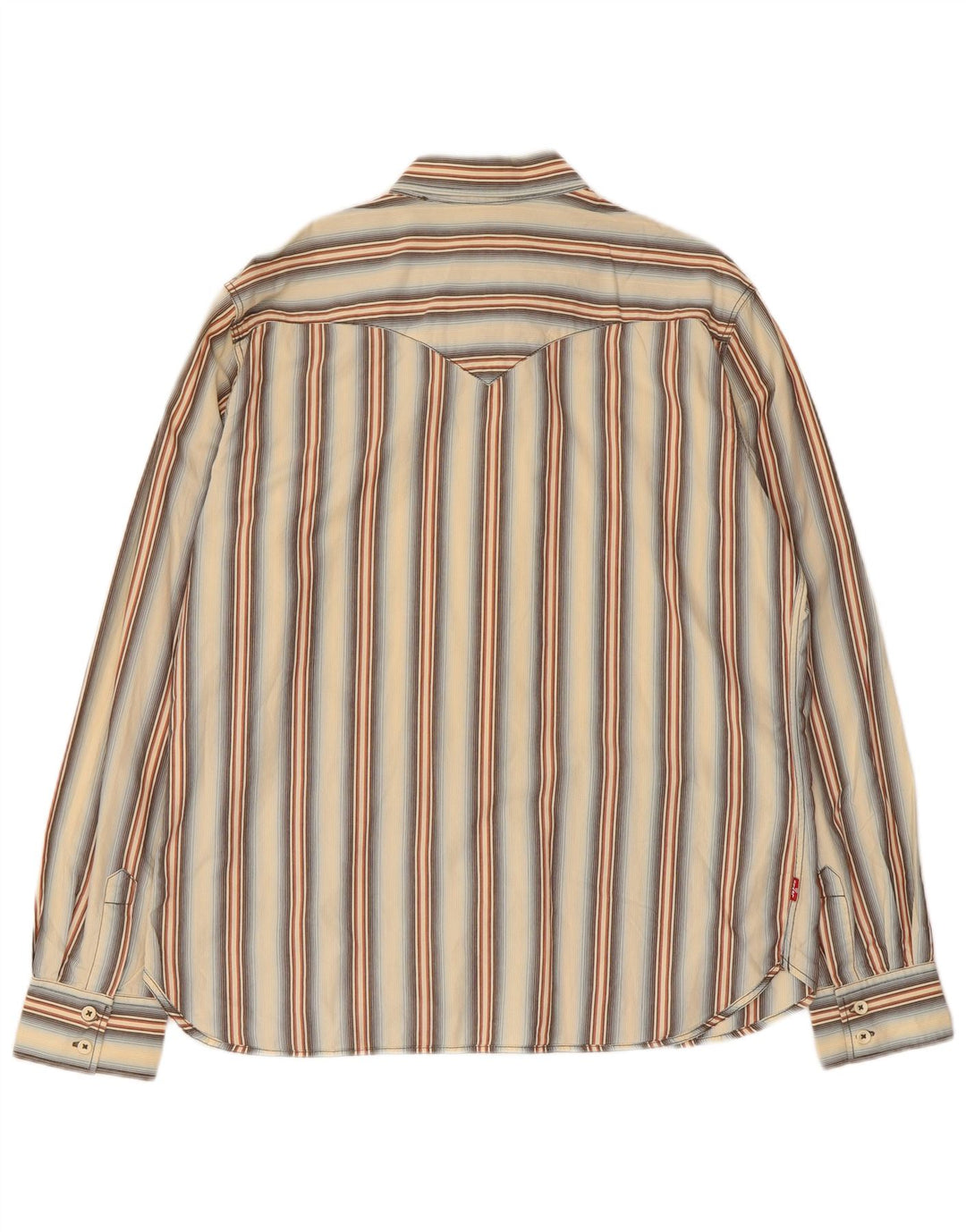 Levi's muška košulja Large Beige Striped Cotton