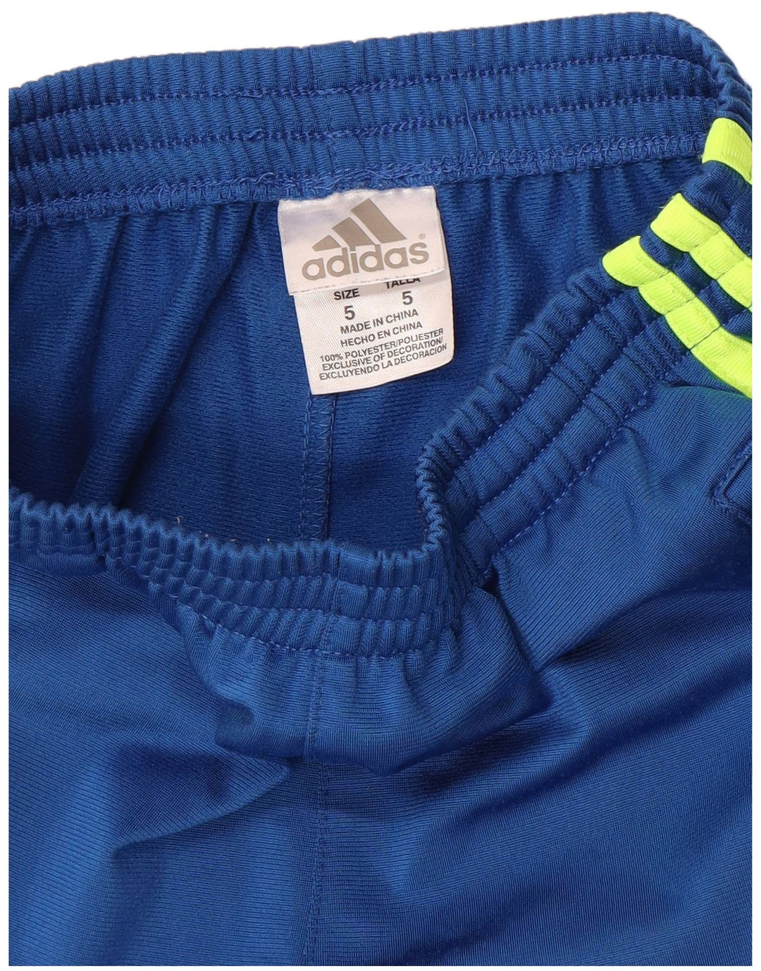 Adidas Hlače za trenirku za dječake 4-5 godina, plavi poliester