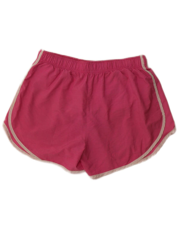 NIKE ženske kratke sportske hlače Dri Fit UK 12 srednje ružičasti poliester