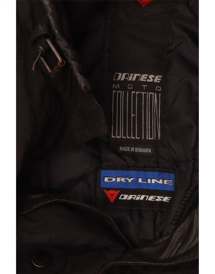 DAINESE muška trkaća jakna IT 48 4XL crni najlon