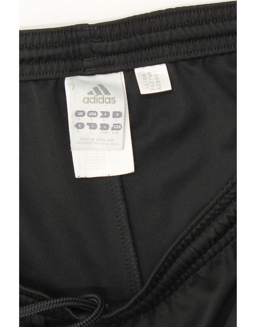 Adidas muške sportske kratke hlače Climalite, veliki crni poliester
