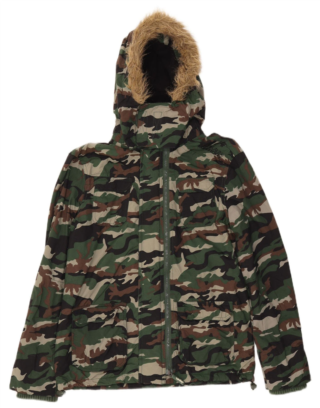 SUPERDRY Muška jakna s vjetrovkom UK 36 Mala kaki