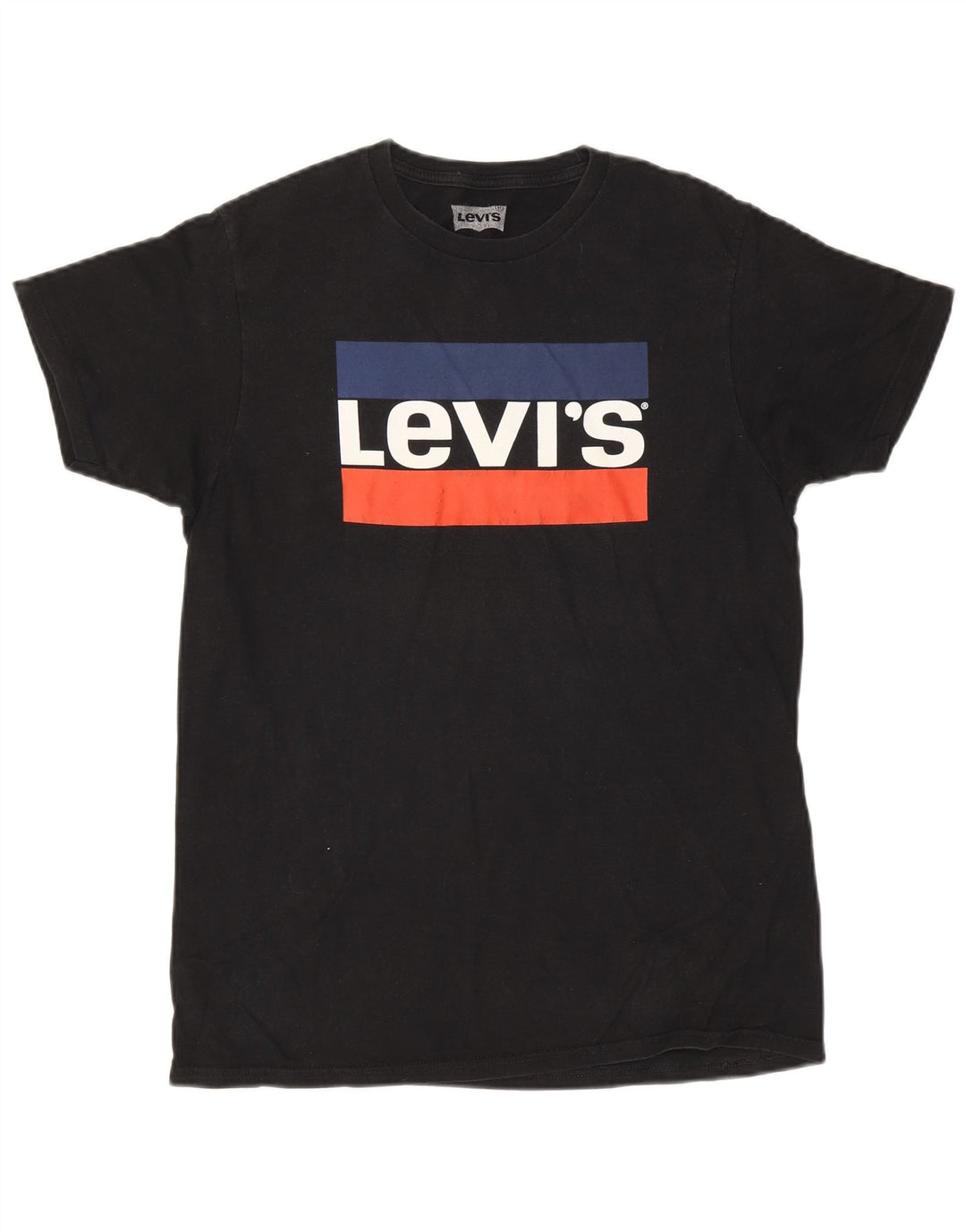 Levi's muška majica s grafičkim motivima srednje crna