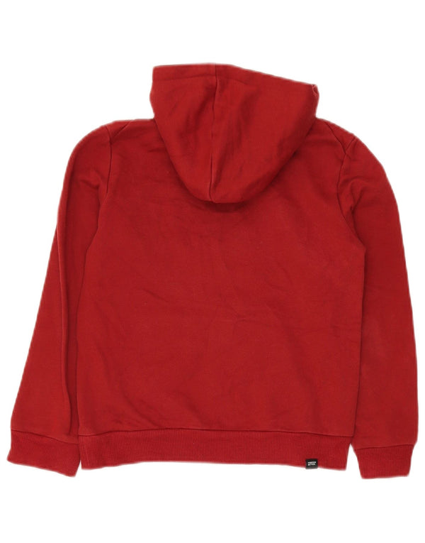PUMA Boys Graphic Hoodie Džemper 9-10 godina, crveni pamuk