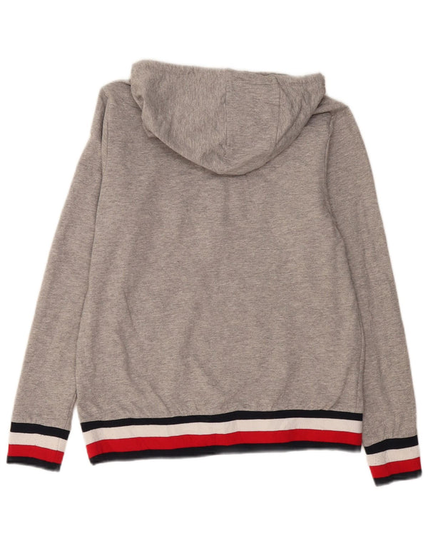 TOMMY HILFIGER Ženska majica s kapuljačom s grafičkim motivima UK 10 Small Grey Flected