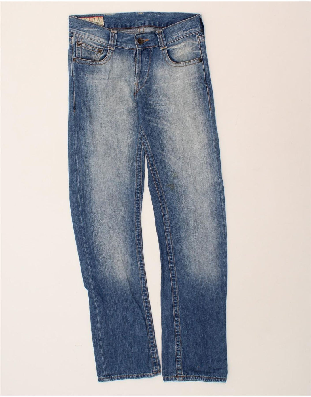 RIFLE Womens Straight Jeans W29 L33 Blue Cotton Vintage Rifle and Second-Hand Rifle from Messina Hembry 