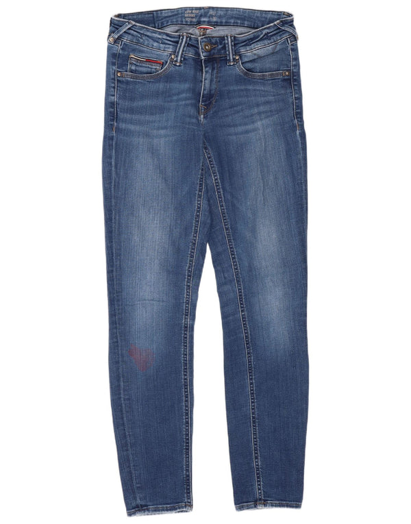 Tommy Hilfiger ženske uske traperice niskog struka Sophie W27 L30 plavi pamuk