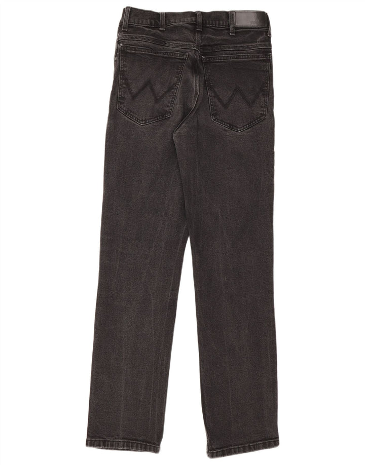 Wrangler muške ravne traperice W31 L32 crni pamuk