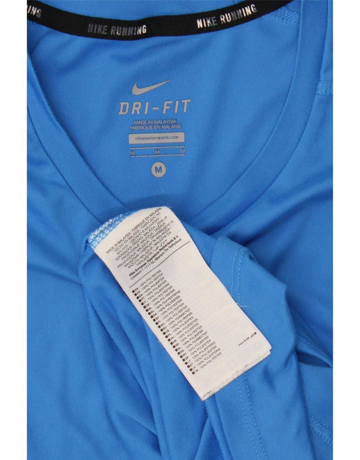 Nike Dri Fit majica kratkih rukava Srednje plavi poliester