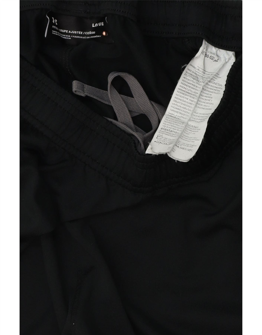 Under Armour muške hlače za trenirku, velike crne poliesterske hlače